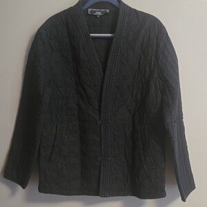 Kith Abbott Black Quilted Jacket- Size Medium